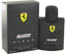 Ferrari Scuderia Black Cologne 4.2 Oz Eau De Toilette Spray - $160.89
