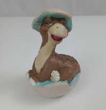 Vintage 1988 Amblin Land Before Time Little Foot Hatching 3&quot; Collectible Figure - £11.45 GBP