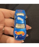 HOTWHEELS NASCAR #1 RACE CAR - 1991, LOOKS AND ROLLS GREAT, BLUE, MALAYSIA - $170.18 MXN