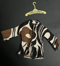 Barbie Francie Doll Psychedelic Long Sleeve Hippie Shirt Blouse Vintage ... - $12.82