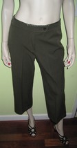Vintage BISCOTE Women&#39;s Ladies Brown Snake Pattern Short Pants Made in F... - £28.03 GBP