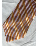 City Of London Tie Multicolored Stripes 100% Silk USA Made - $14.02 CAD