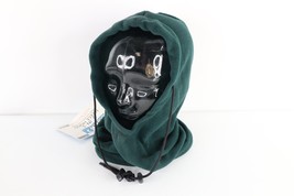 Deadstock Vintage 90s Streetwear 6 In 1 Fleece Hood Winter Cover Green OSFA - £33.28 GBP