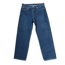 Levi&#39;s 550 Relaxed Straight Leg Jeans Hi-Rise 100% Cotton Blue Denim Men... - $29.69