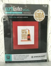 Zweigart Artiste Mini Honey You are Soda-licious Counted Cross Stitch Ki... - £7.55 GBP