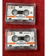 2 OLYMPUS XB60 MicroCassette Micro Cassette 60 Minute Tape Vintage Made ... - £6.25 GBP