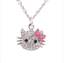 New Kitty Cat Pendant Necklace for Women NL-0212 - $122.23 MXN