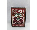 Bicycle Dragon Back Red Back Playing Card Deck Complete - £7.09 GBP