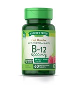 Nature&#39;s Truth Vitamin B12 5000 mcg, 60 Tablets Fast Dissolve Exp 8/2025 - $318.49 MXN