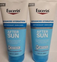 Lot Of 2 Eucerin Sun Advanced Hydration Fresh &amp; Cool Feeling Lotion, 6.8oz Each - £11.73 GBP