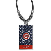 Chicago Cubs Diamond Plate Necklace Rope Mlb Officially Licensed New - £4.78 GBP