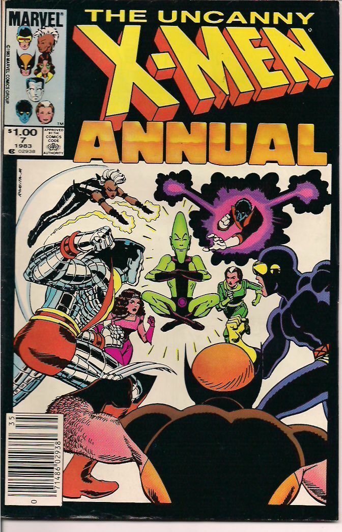 Uncanny X-Men Annual 7 Marvel Comic Book from 1983 - £2.14 GBP