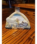 1969 Harolds Club Casino PappySmith Covered Wagon Jim Beam Decanter - $19.79