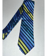 Ted Baker Men&#39;s Tie Blue Striped Silk - $28.71