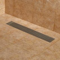 Signature Hardware 404983 Carmen 36” Linear Shower Drain with Flange-Brs... - $180.90