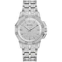 Bulova Women&#39;s Classic Silver Dial Watch - 96L305 - £224.93 GBP