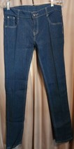 Chun LAN Womens Size 31X29 Blue Skinny Cotton Blend 5 Pocket Jeans  - $7.33