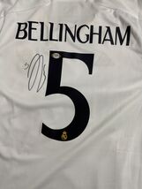 JUDE BELLINGHAM PSA/DNA SIGNED AUTOGRAPHED REAL MADRID JERSEY - $15,410.58 MXN