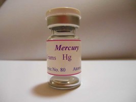 Mercury metal    Hg    10 grams - $28.00