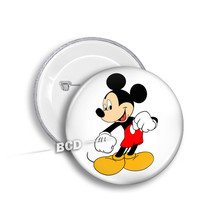 Mickey Mouse Button Pin Pinback Buttons Disney Badge Gift - £2.39 GBP