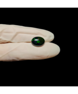 9X12.5 MM Black Opal Cabochon, Natural Black Opal Loose Stone For Jewelr... - $64.55