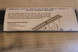 HO Scale Central Valley, 75&#39; Single Track Plater Girder Bridge Kit, Blac... - £35.28 GBP