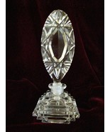 RARE Vintage Czech Perfume Bottle~Dauber Intact~4&quot; Tall~Signed~Mint~Coll... - $220.03 CAD
