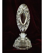 RARE Vintage Czech Perfume Bottle~Dauber Intact~4&quot; Tall~Signed~Mint~Coll... - £129.48 GBP