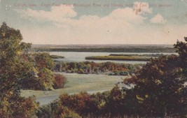 Clinton Iowa IA Eagle Point Park Mississippi River Islands 1910 Postcard D23 - £2.36 GBP