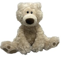 Gund Philbin Teddy Bear Stuffed Animal Plush 12 inch Cream White Sitting... - £10.90 GBP