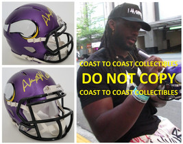 Alexander Mattison signed Minnesota Vikings mini football helmet proof COA auto - £140.79 GBP