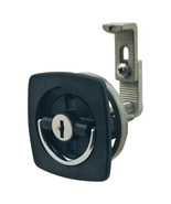 Perko 2-1/2&quot; L x 2-1/2&quot; W Black Adjustable Flush Locking Hatch Latch w 2... - $67.17 CAD