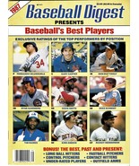 BASEBALL DIGEST PRESENTS BASEBALL&#39;S BEST PLAYERS (1987) Mattingly, Valen... - $13.49