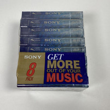8 Sony HiFi Type I 90 Minute Cassette Tape C 90HFB Blank Normal Bias Music Voice - £8.84 GBP