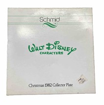 Walt Disney Characters “Winter Games” Schmid Christmas 1982 Collector Plate - £9.50 GBP