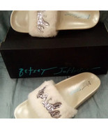 Betsey Johnson Alice Bride Slipper Slides Size 7 - $72.57