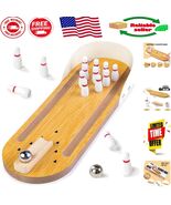 Deluxe Mini Bowling Set - Fun Tabletop Game for Office and Home Enjoyment - $280.49 MXN