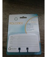 Rolodex Petite Card Refill - 100 Address Card - White (ROL67553) 2 1/4&quot; ... - $14.73