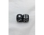 Lot Of (5) Black And White Dice - £7.15 GBP