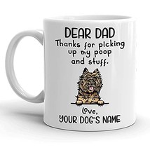 Personalized Cairn Terrier Coffee Mug, Custom Dog Name, Customized Gifts For Dog - £11.76 GBP