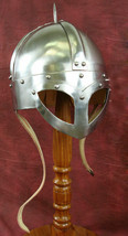 Medieval Knight Viking Helmet Reenactment Battle Warrior Helmet Halloween Gift - £91.38 GBP