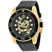 Gucci Men&#39;s Dive Black Dial Watch - YA136219 - £987.08 GBP