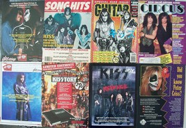 KISS ~ Sixteen (16) Color, B&amp;W Vintage ADVERTISEMENTS from 1977-1996 ~ Clippings - £6.01 GBP