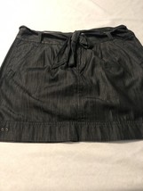 Converse Women&#39;s Skirt Black Belted 2 Pocket 100% Cotton Size 12 - $6.93