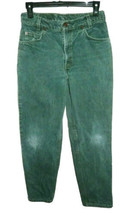 Vintage Green Levi&#39;s 550 Orange Tab Relaxed Fit Student 28x28 (Actual 27x26 1/4) - £63.74 GBP