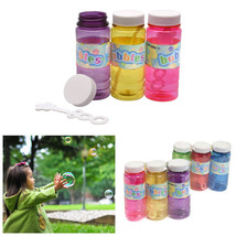 6Pc Blow Bubbles Liquid Soap Solution Bubble Maker Outdoor Kids 4Oz Part... - £21.38 GBP