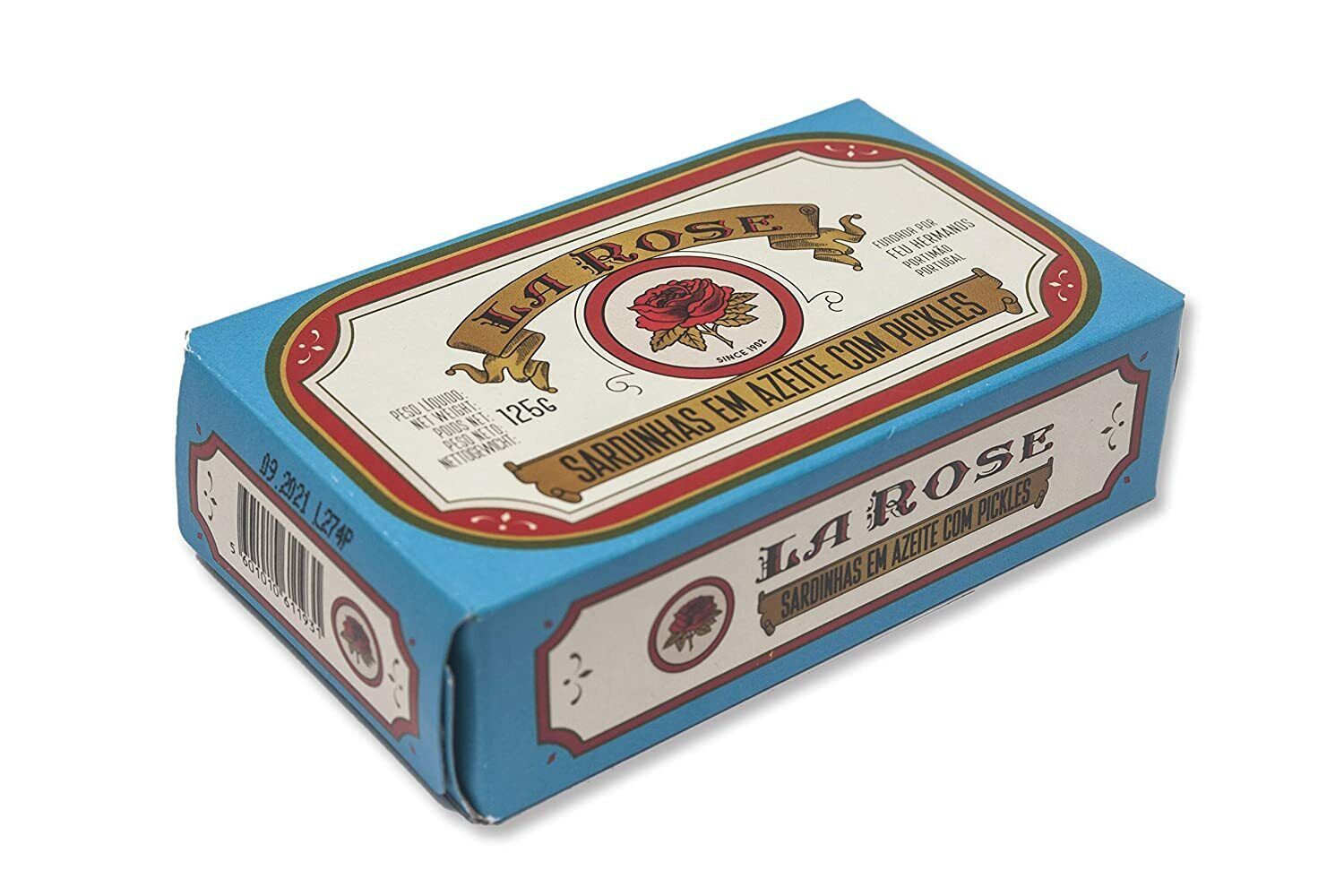 La Rose Gourmet - Canned Sardines in Olive Oil with Pickles - 5 tins x 1... - $40.75