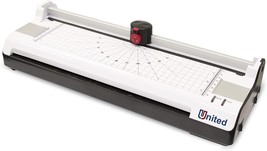 United Lt13 6-In-1 Thermal &amp; Cold Laminator With Paper Trimmer And, Whit... - £127.87 GBP