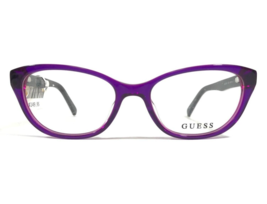 Guess Kids Eyeglasses Frames GU9169 083 Black Purple Pink Cat Eye 48-16-130 - £51.30 GBP