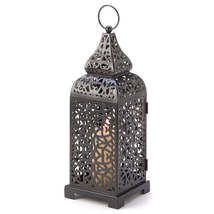 Black Moroccan Candle Lantern - $21.95